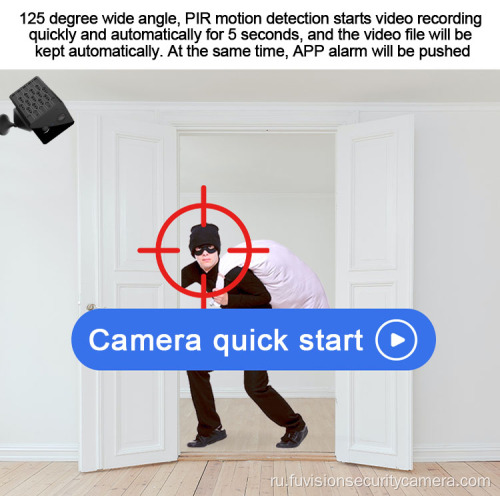 Безопасная мини -видеонаблюдение беспроводная шпионская камера